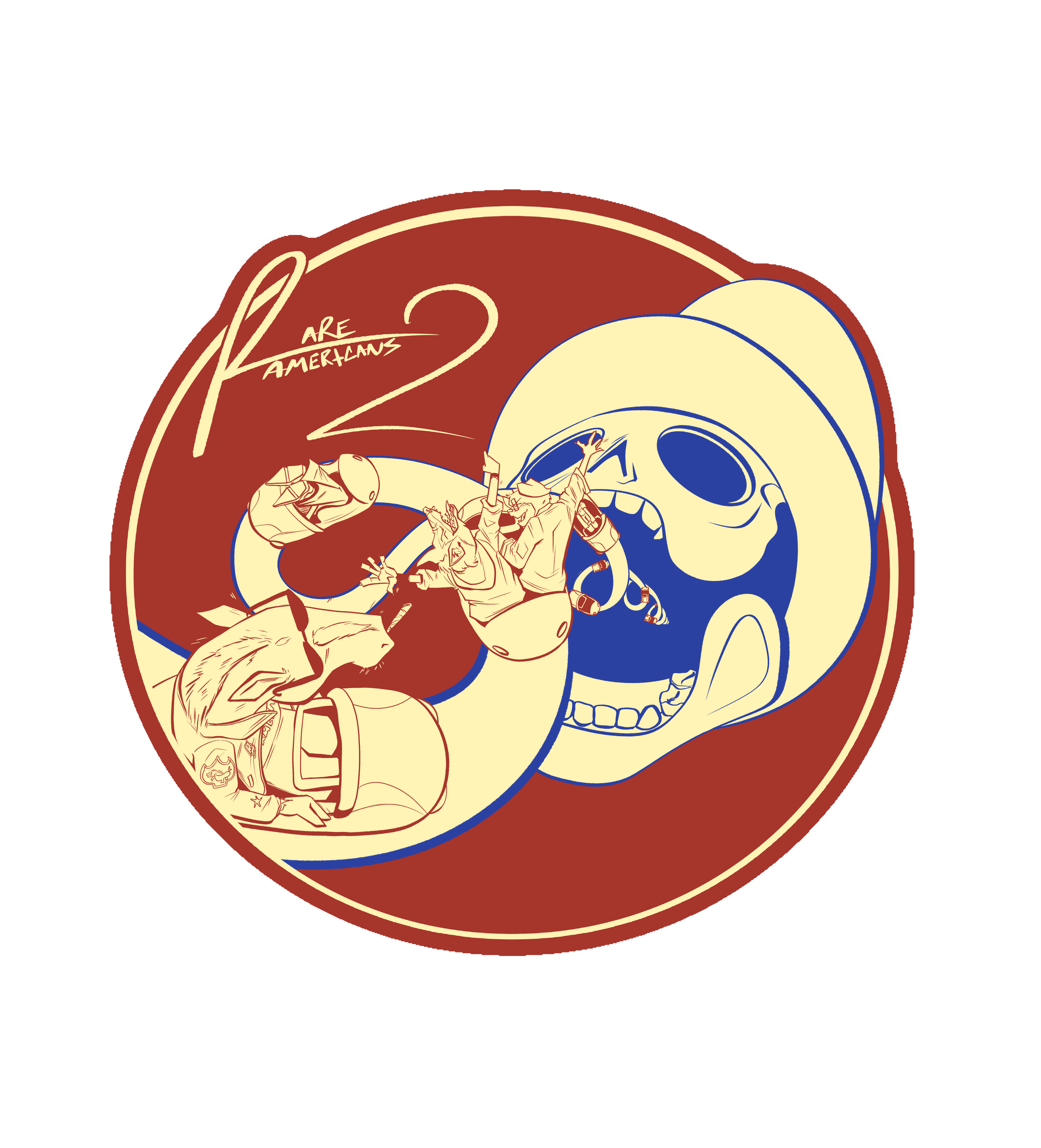 Rare Americans Sticker