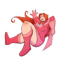 Atom Eve Sticker
