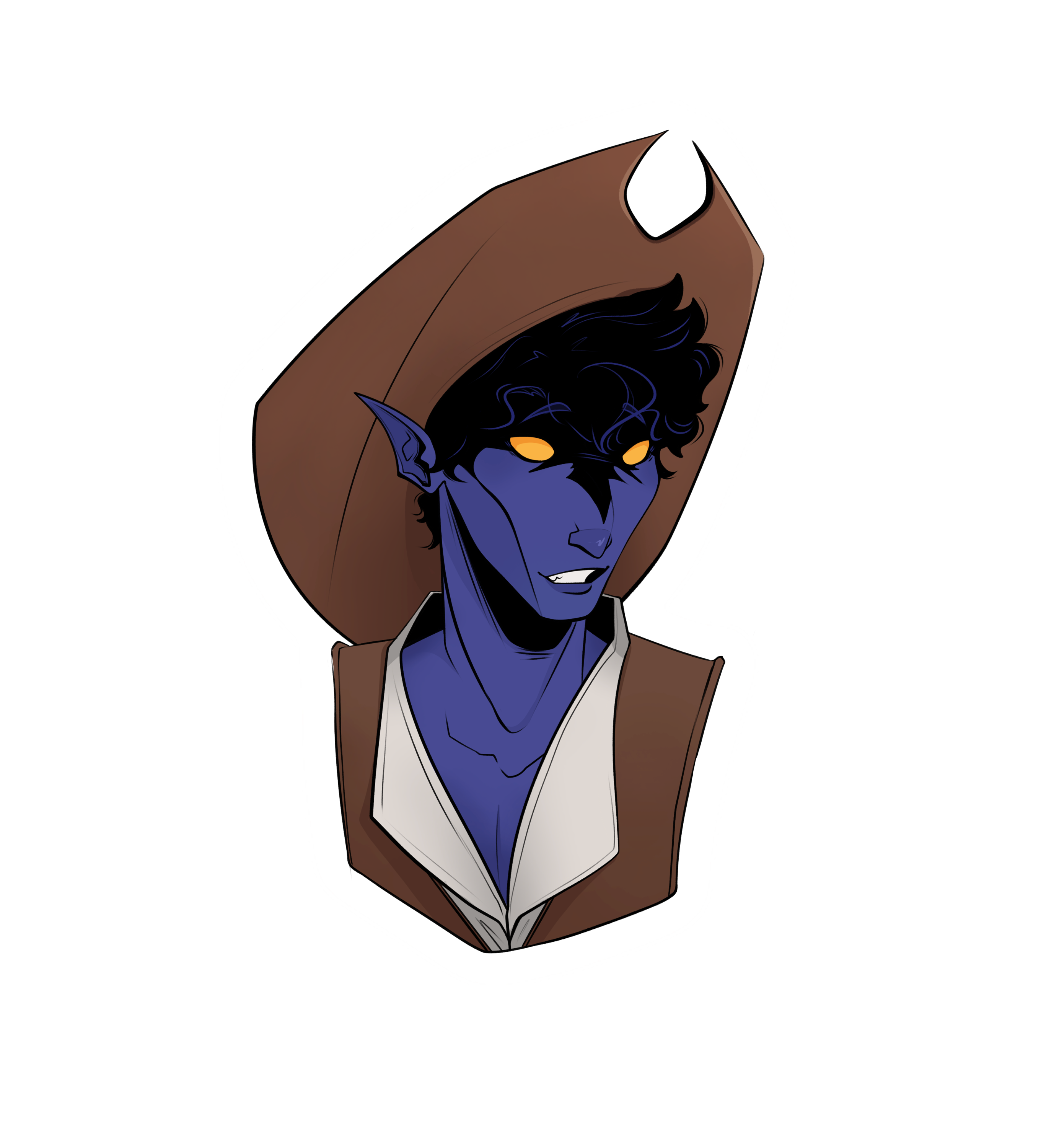 Blue Western Sticker