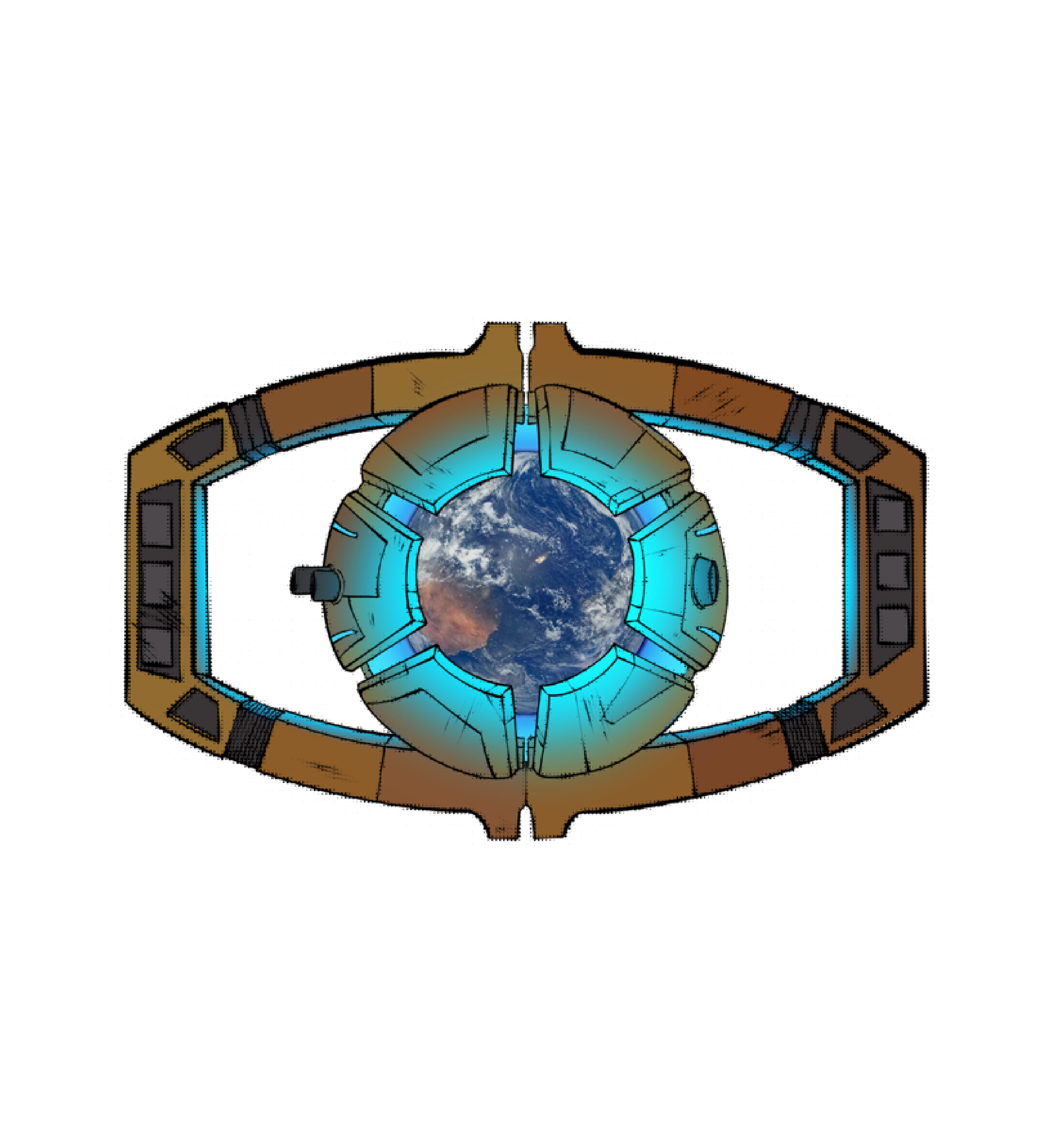 Matrix of Earth Sticker